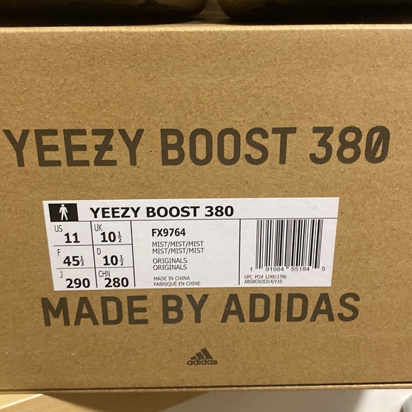 YEEZY BOOST 380 - Mist - Authentic, size 11 - Picture 2 of 6